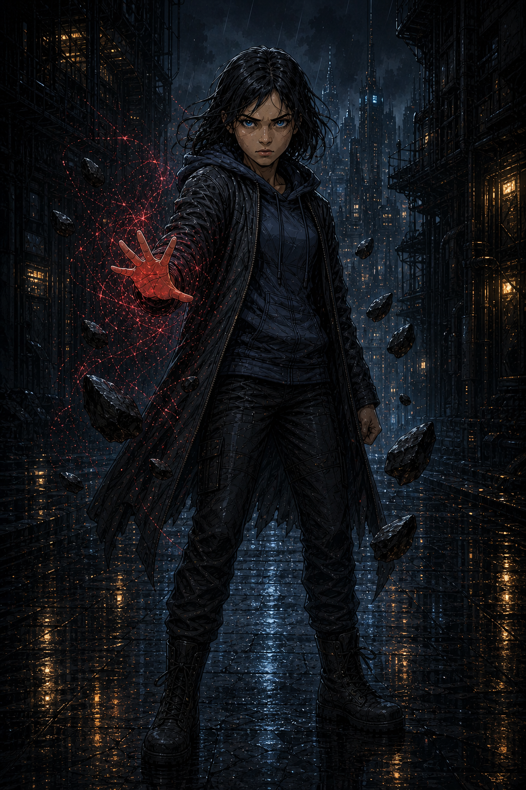 Kiva wielding the first magic in the Umbra universe